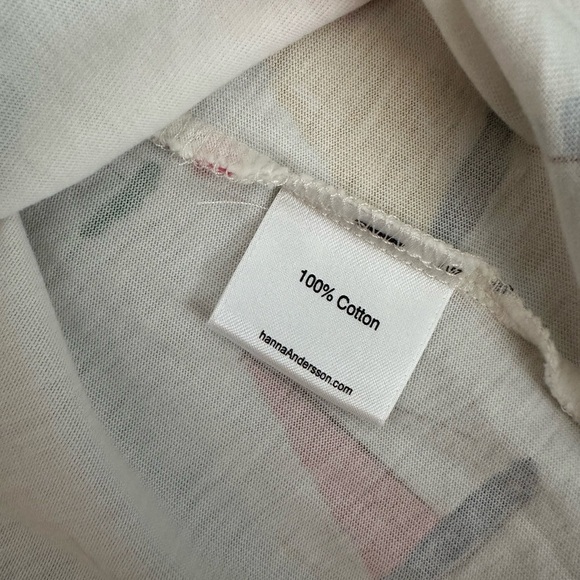 Hanna Andersson Ecru Sailboat Tank with Keyhole and Ribbon Bow, 120 6-7 - Picture 7 of 7